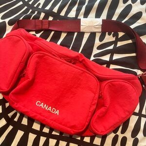 Lululemon Team Canada red utility crossbody bag